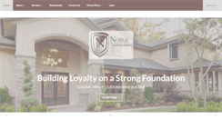 Desktop Screenshot of noblecustomhomes.com