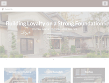 Tablet Screenshot of noblecustomhomes.com